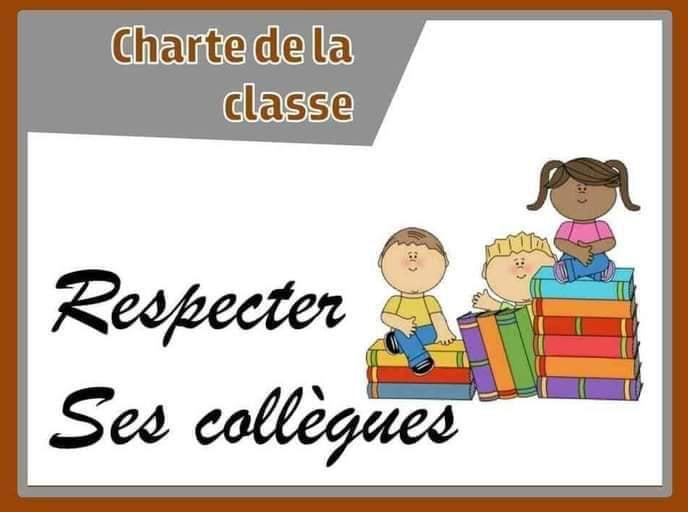 affiche charte de la classe