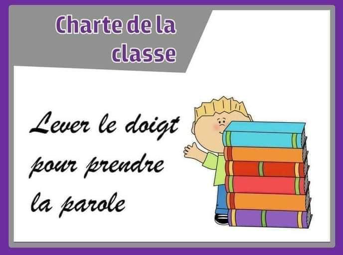 affiche charte de la classe