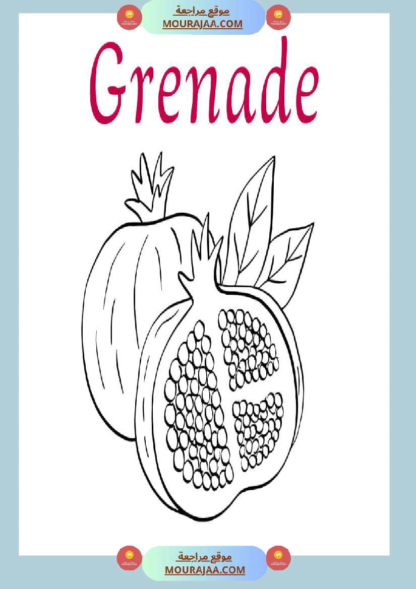 coloriage les fruits