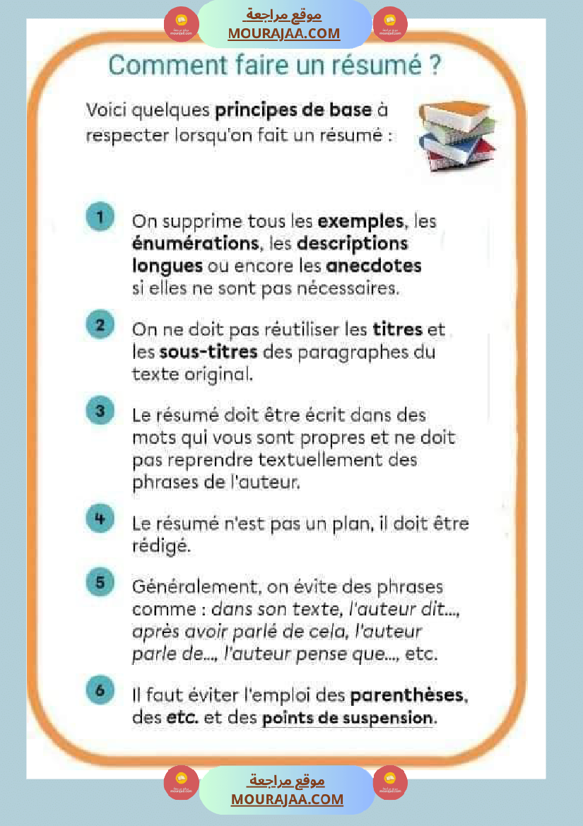 comment faire un resume