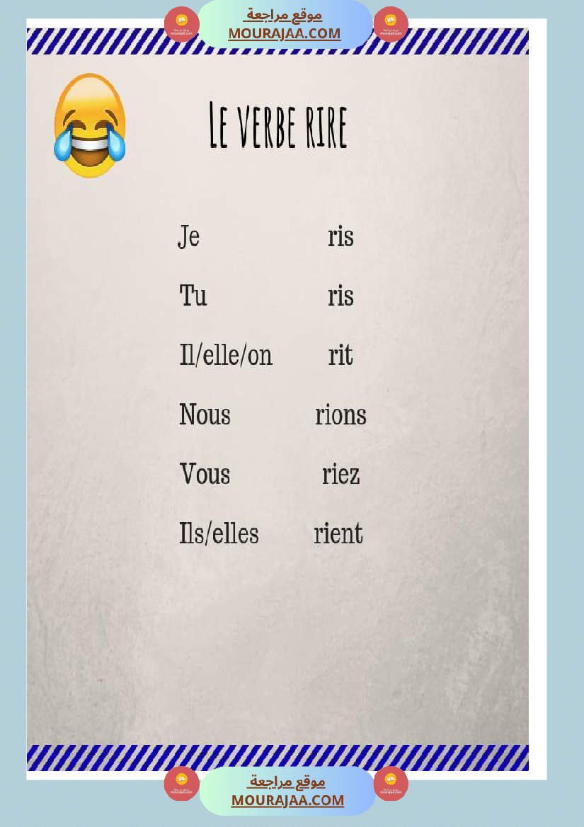 conjuguer le verbe rire