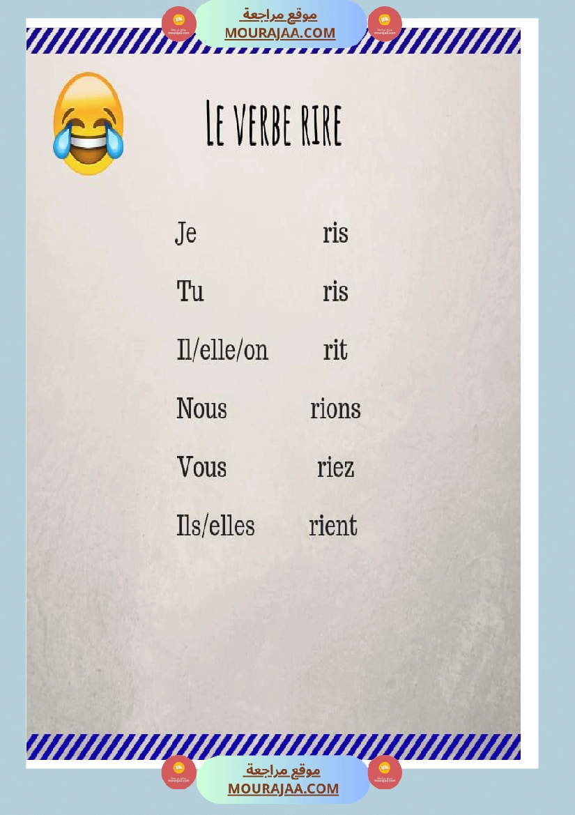 conjuguer le verbe rire