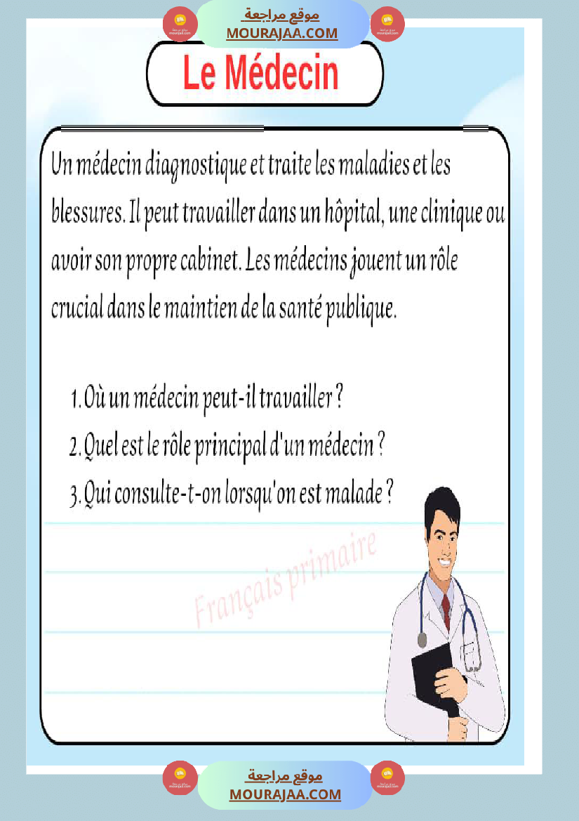 exercice sur des textes des metiers