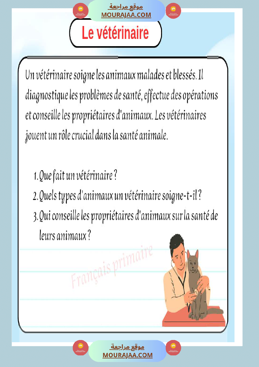 exercice sur des textes des metiers