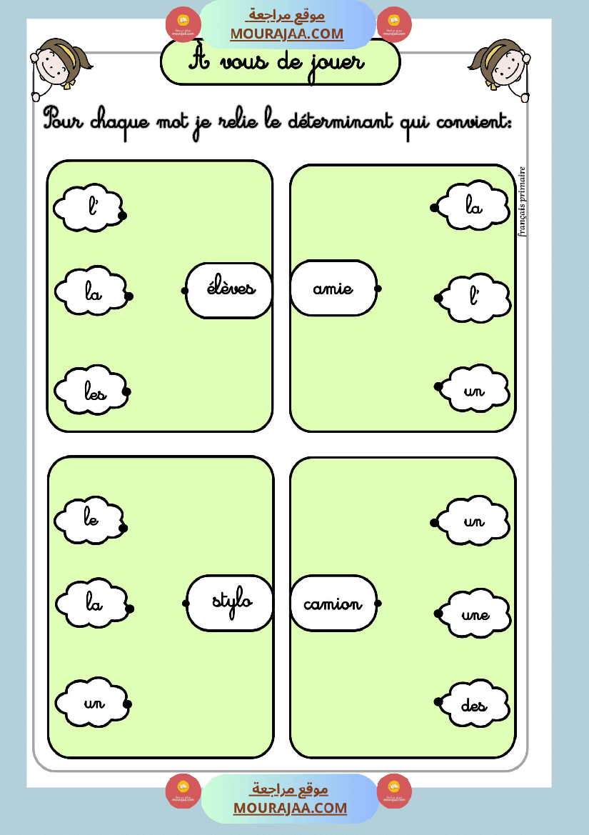je relie le determinant