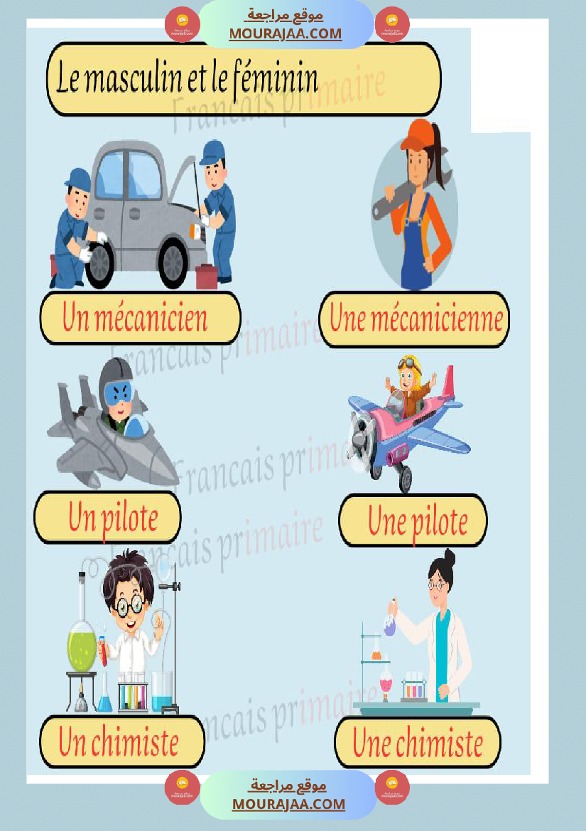 le masculin et le feminin