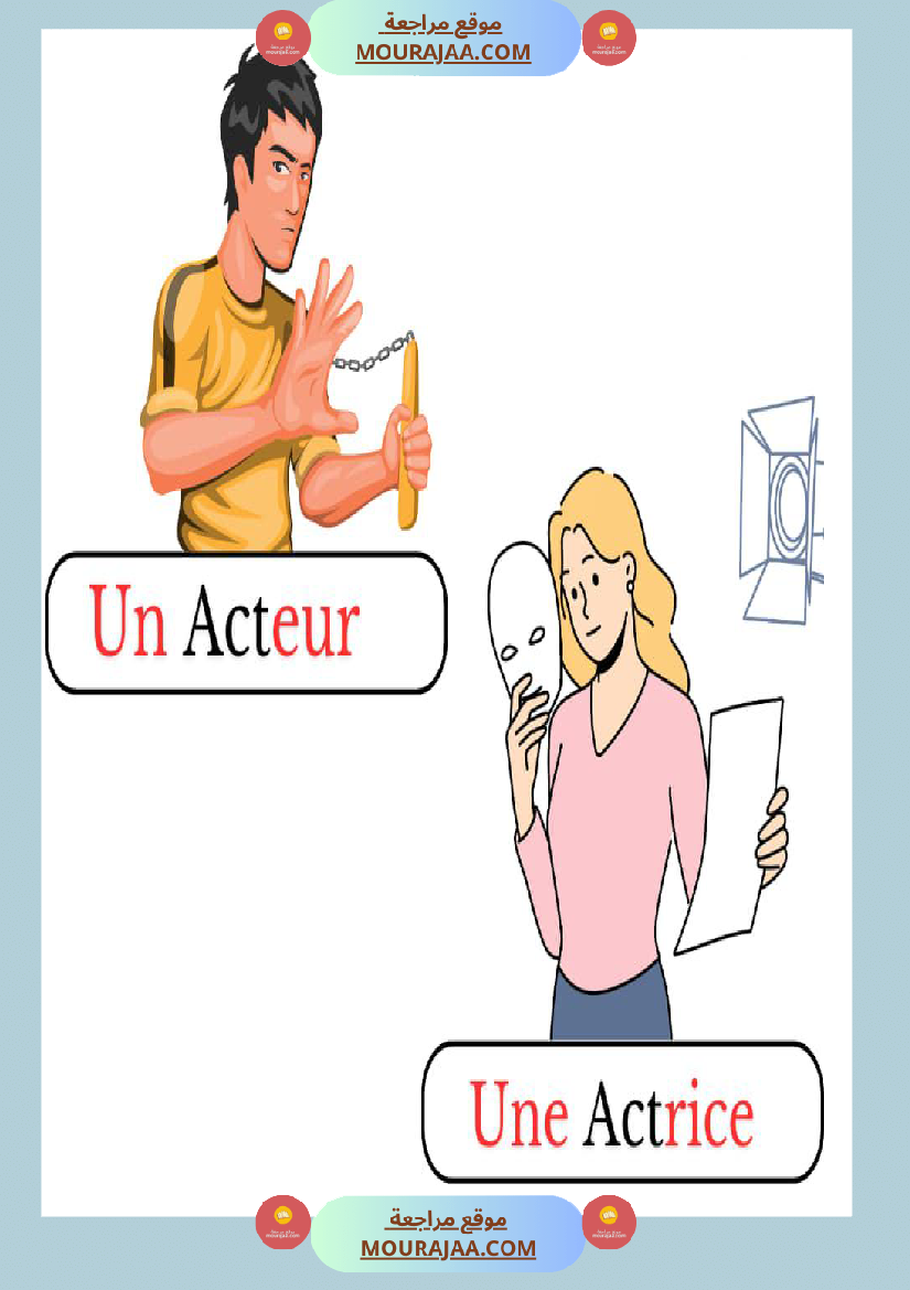 les metiers au feminin et masculin classe cp