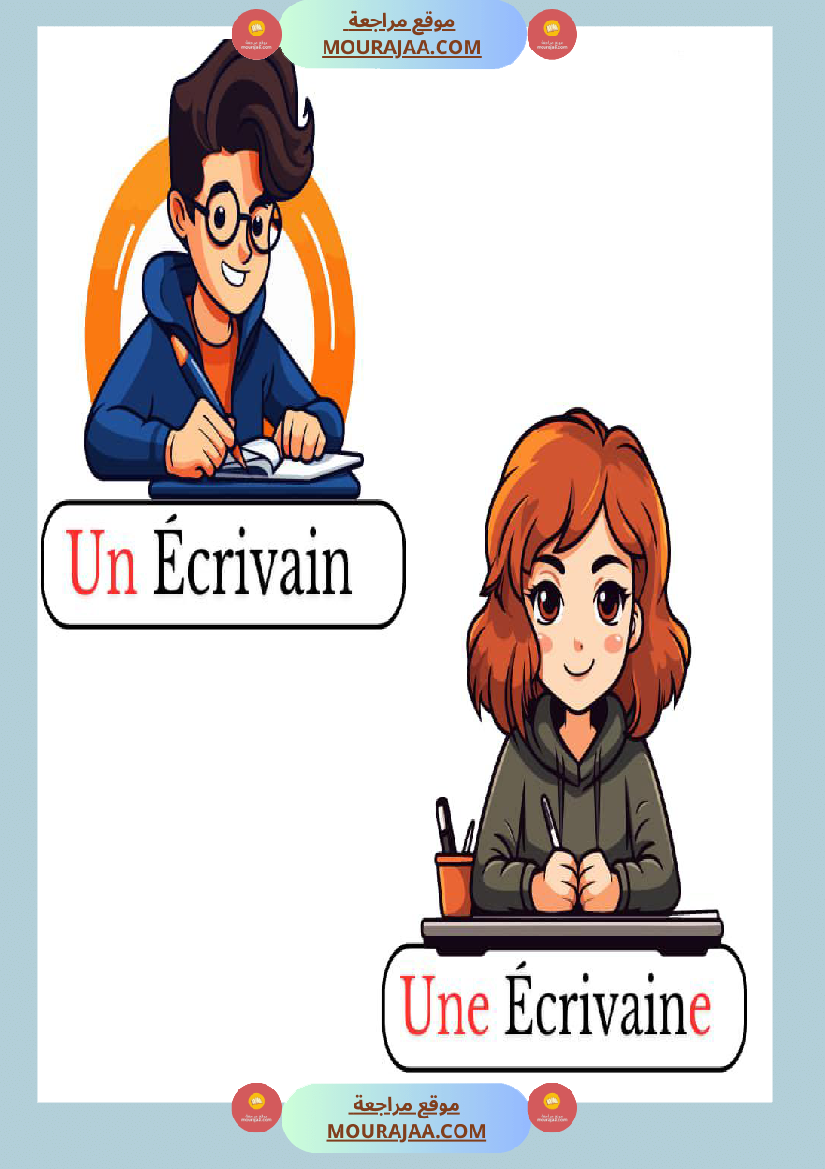 les metiers au feminin et masculin classe cp