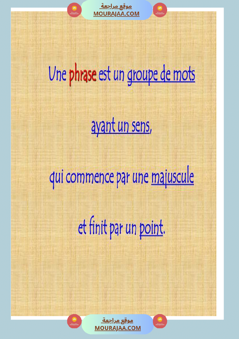 les types de phrases