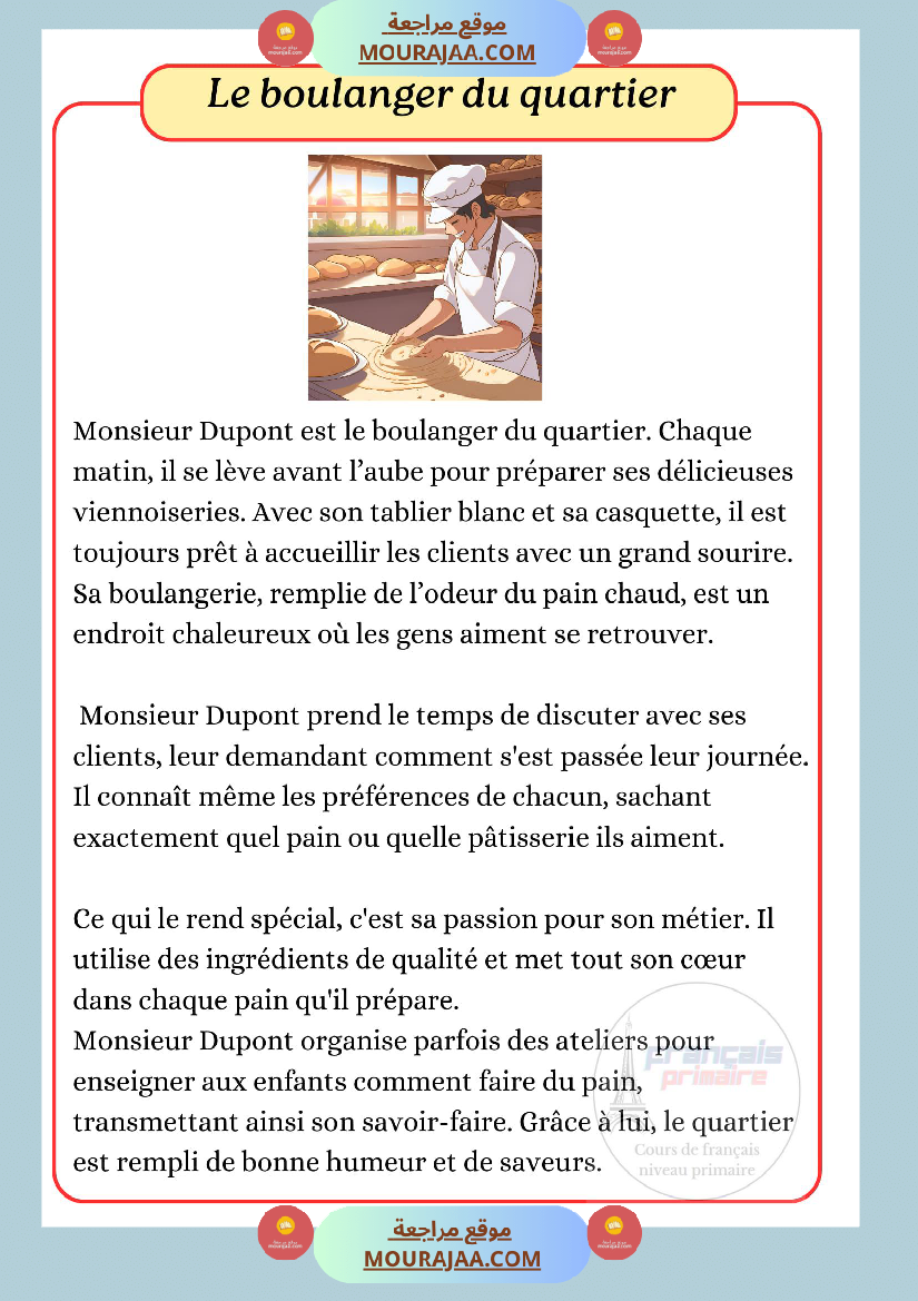 produire un texte descriptif portrait
