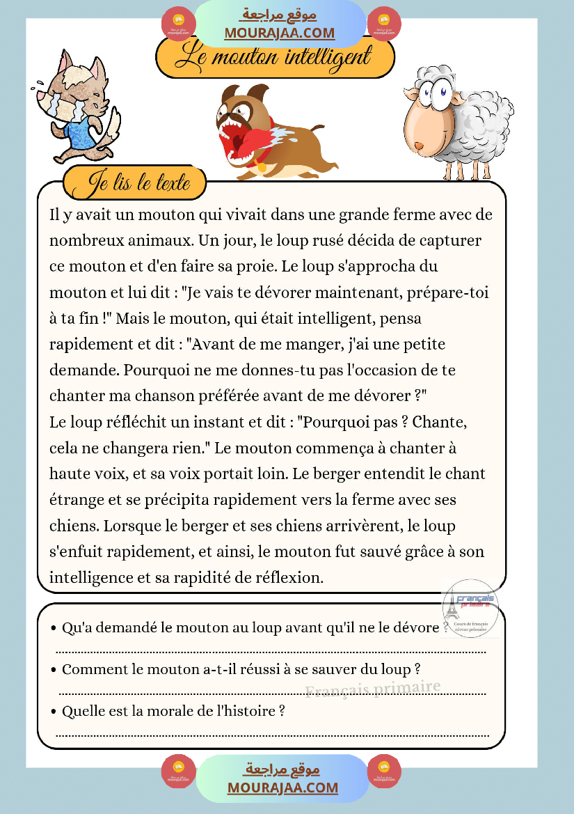 texte sur les animaux