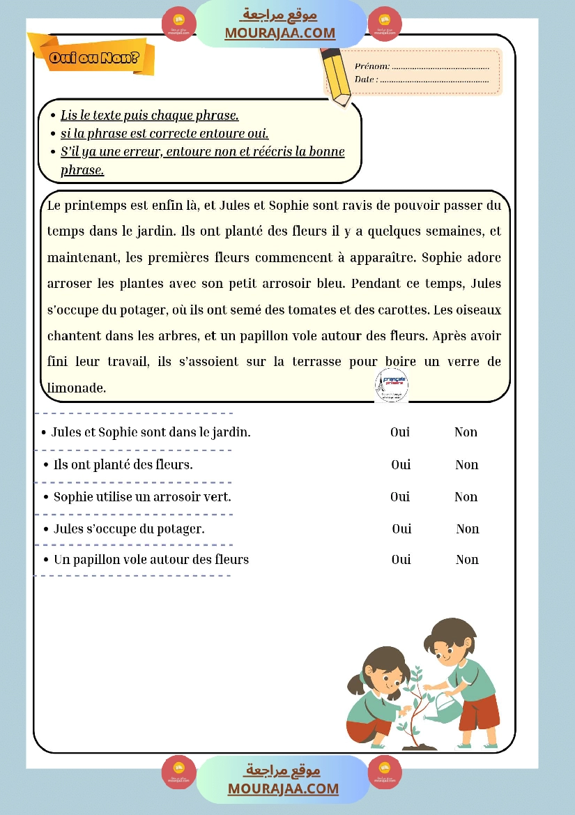 texte sur les saisons