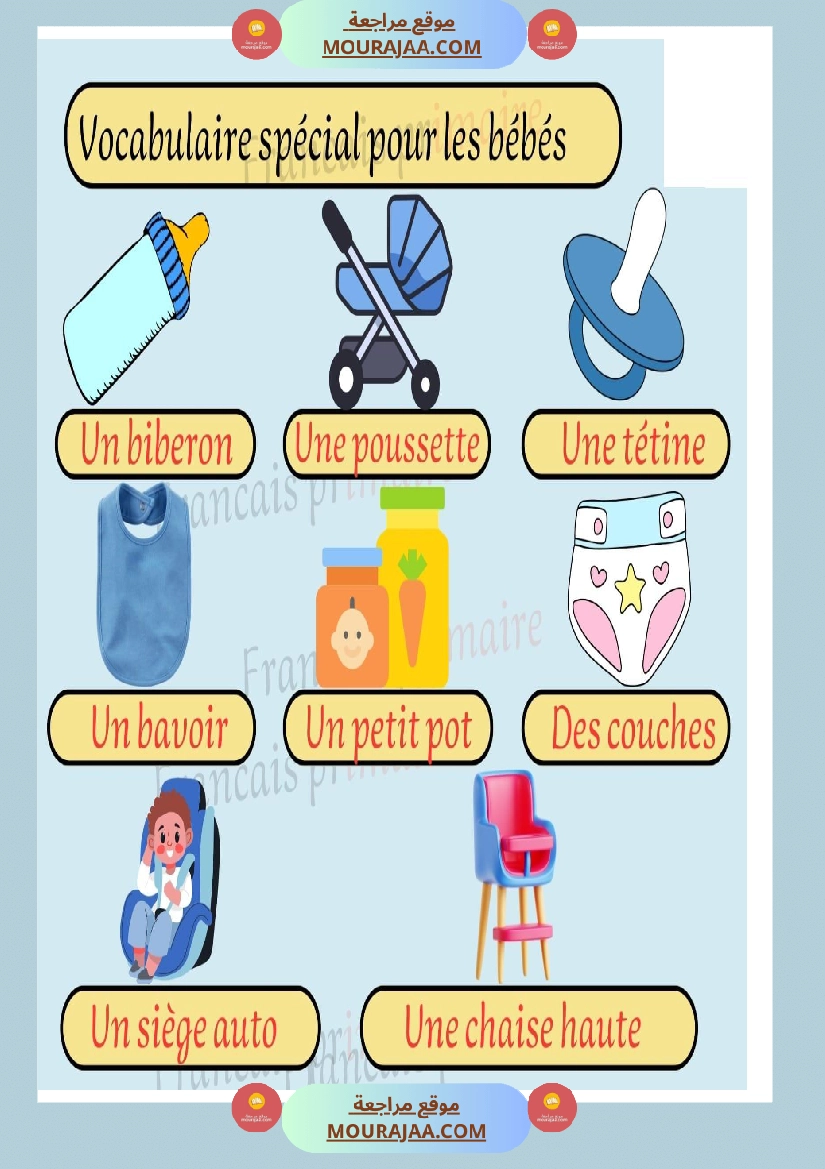 vocabulaire pour les bebes