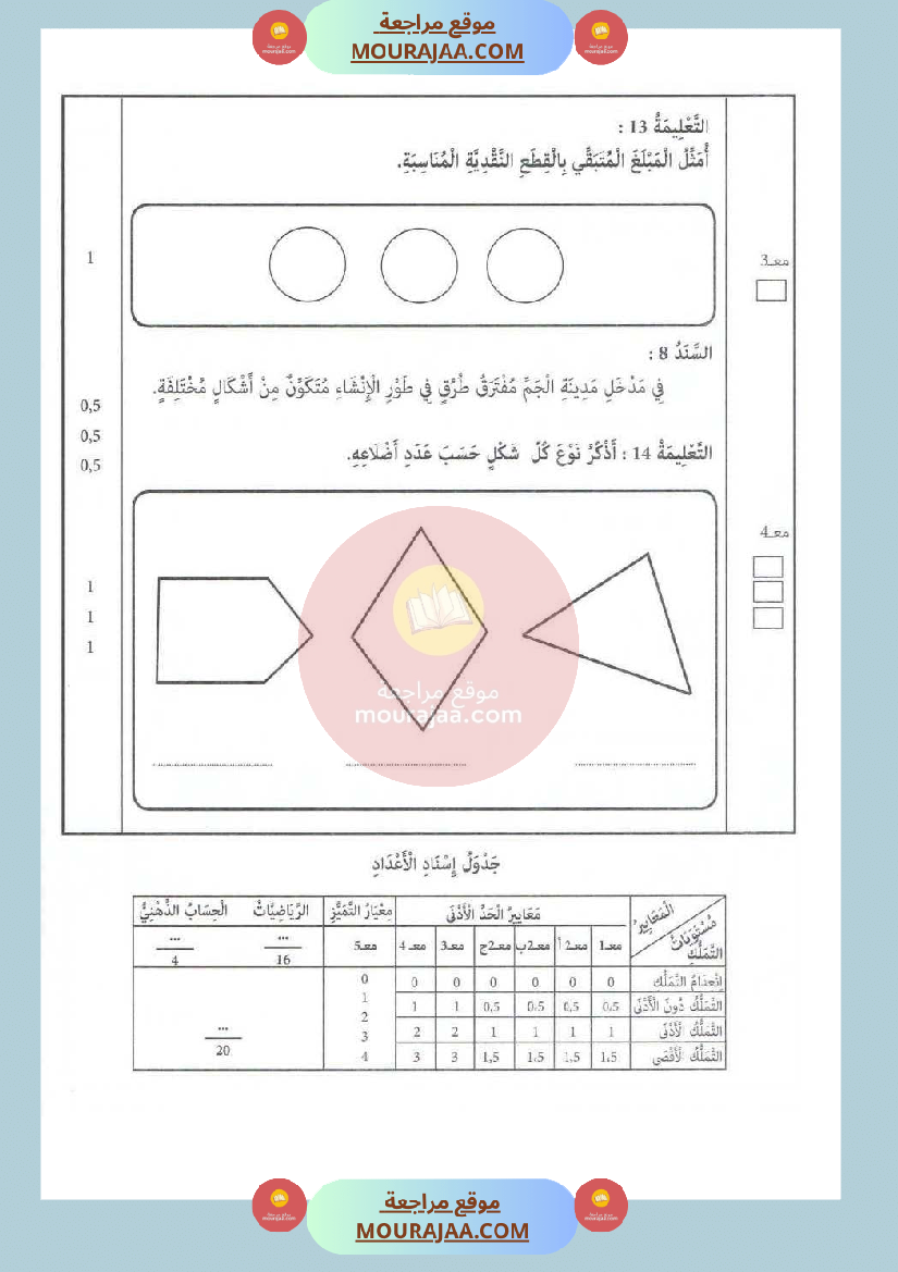 امتحان_رياضيات__سنة_الثانية_الثلاثي_الثاني