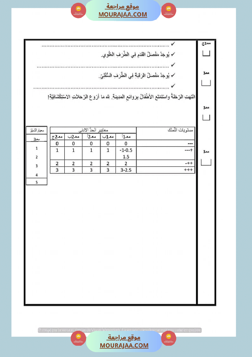 امتحان_ايقاظ_علمي_سنة_الثانية_الثلاثي_الثاني