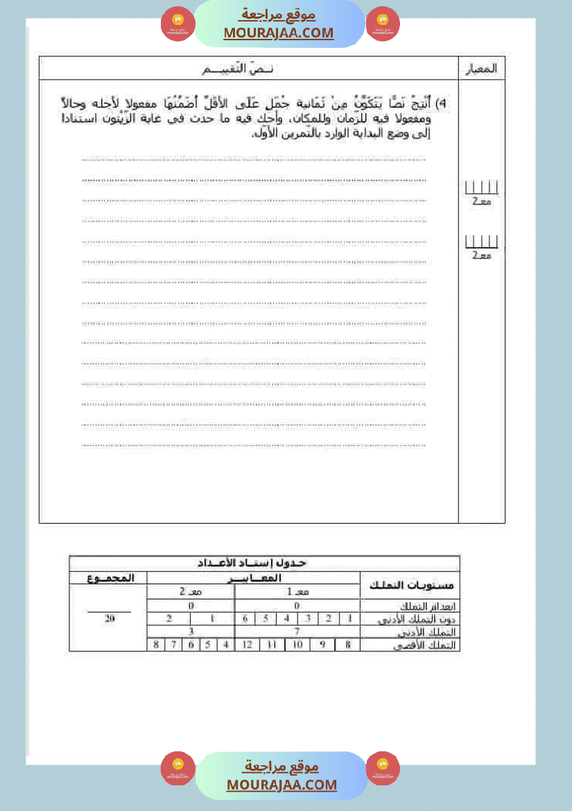 اختبارات مجمعة لأبطال السنة الخامسة في مختلف المواد