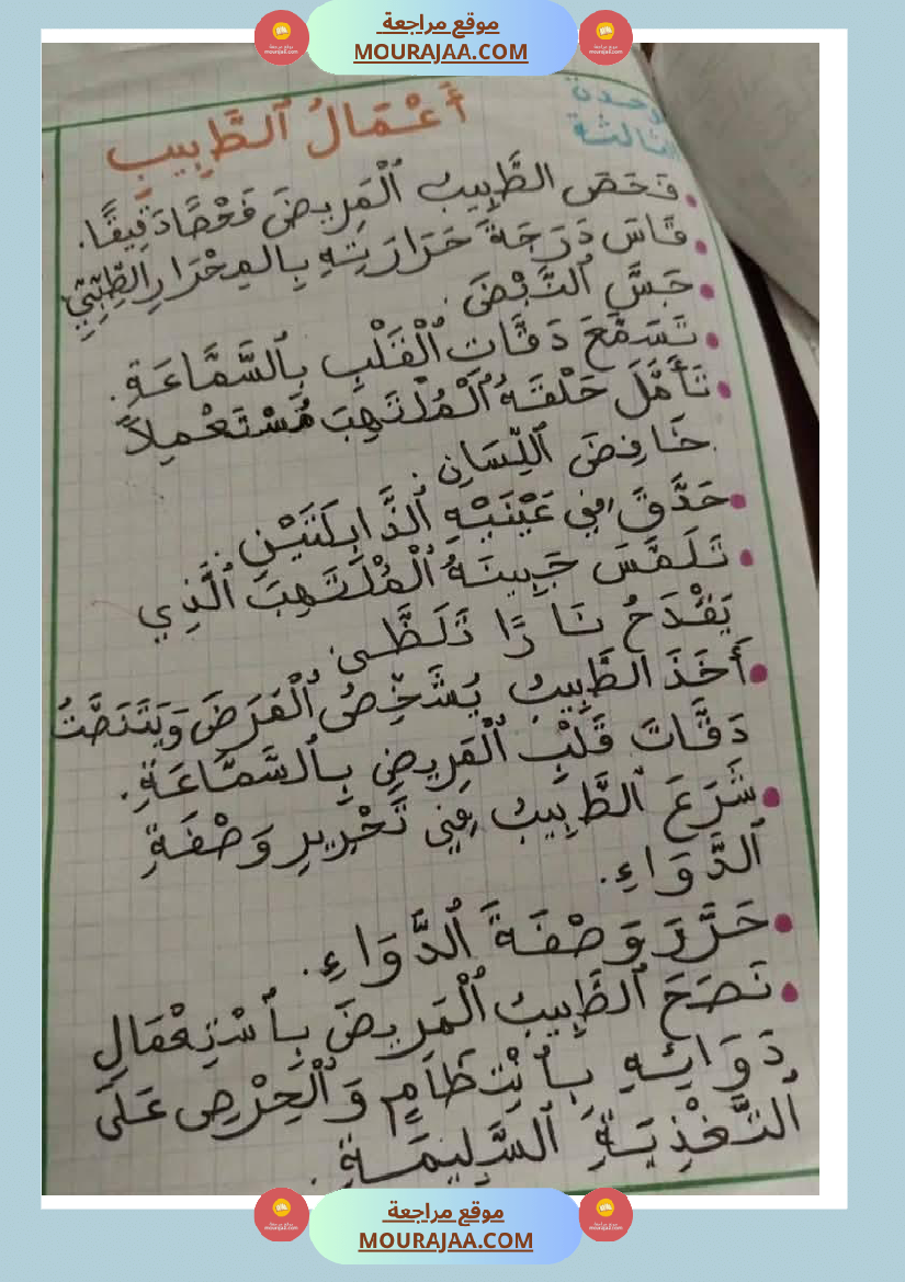 عبارات منقولة حول المرض و الحاسوب لأبطال السنة الثانية