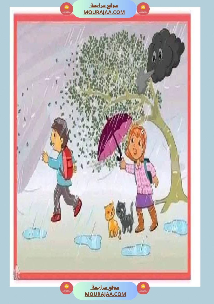 فقرات مميزة في التواصل الشفوي مع صور مع إصلاحها السنة الاولى