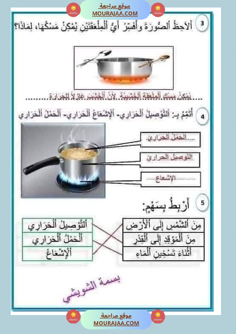 إيقاظ علمي سنة رابعة ثلاثي الثالث 