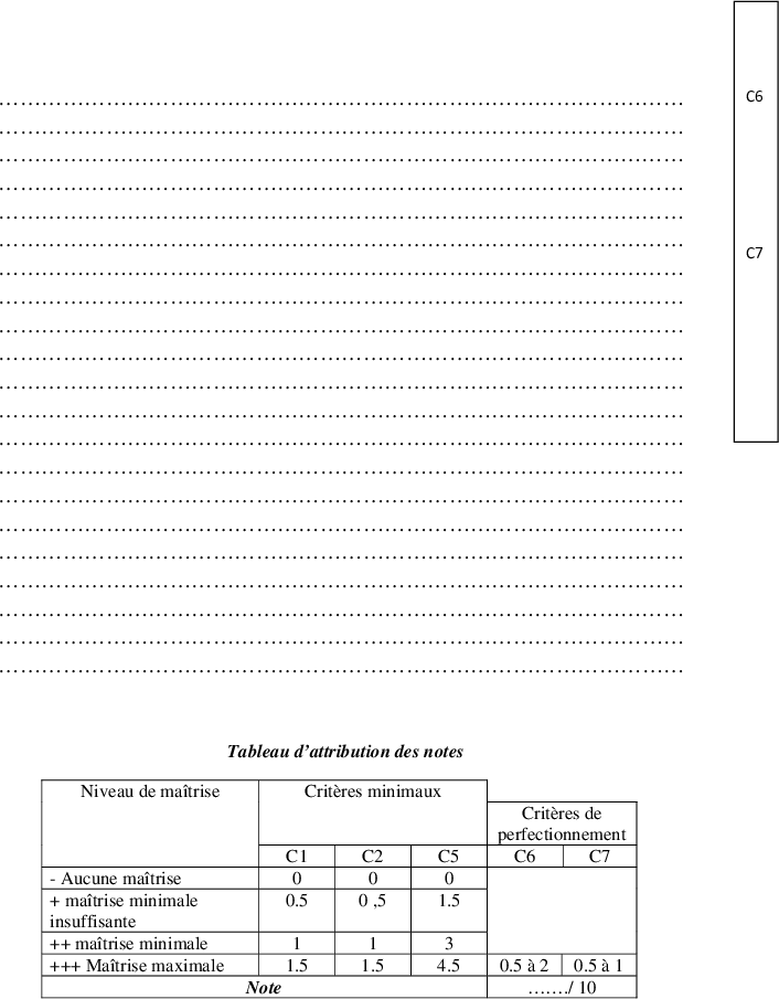 evaluation production 3eme trismetre1