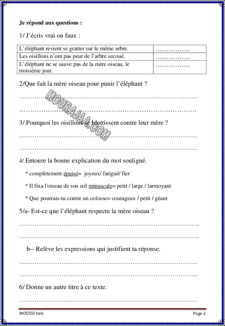 epreuve lecture 5eme annee 1tr 2022-16