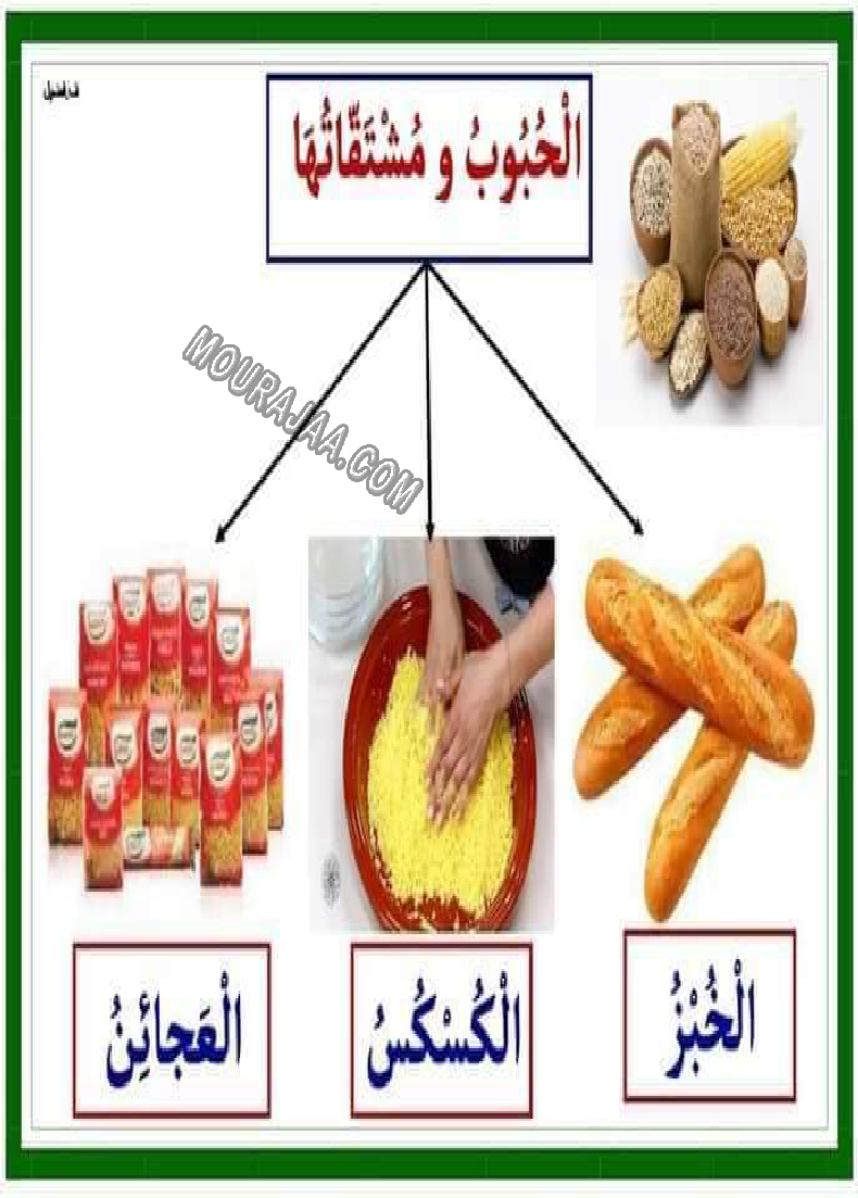 معلقات المجموعات الغذائية لتلاميذ السنة أولى و الثانية إبتدائي