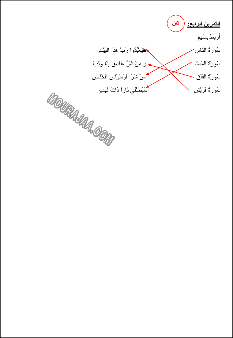 تربية اسلامية سنة ثانية ثلاثي الاول1