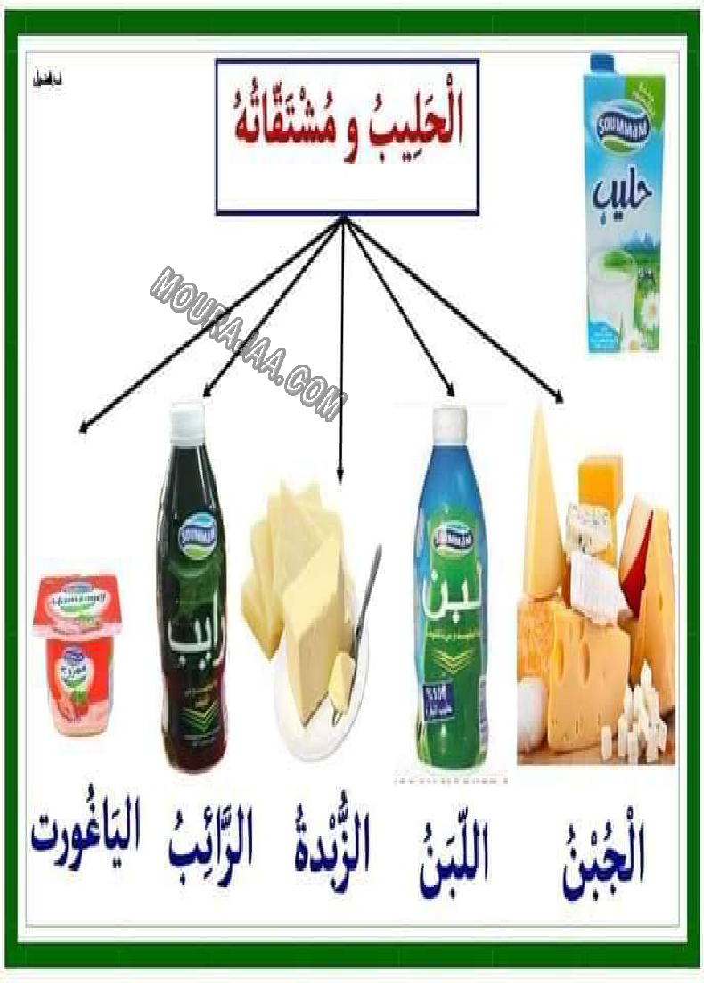 معلقات المجموعات الغذائية لتلاميذ السنة أولى و الثانية إبتدائي