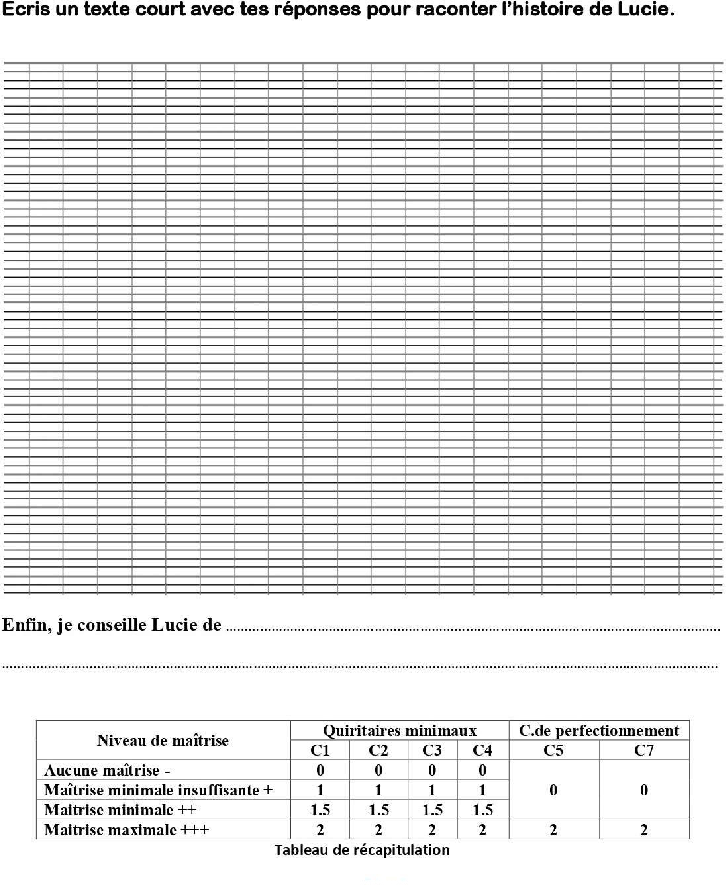 epreuve production ecrite quatrieme anne 2tr55