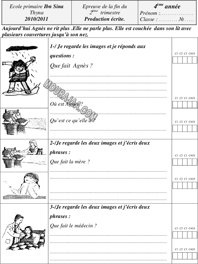 production 2eme T 4em A Saida