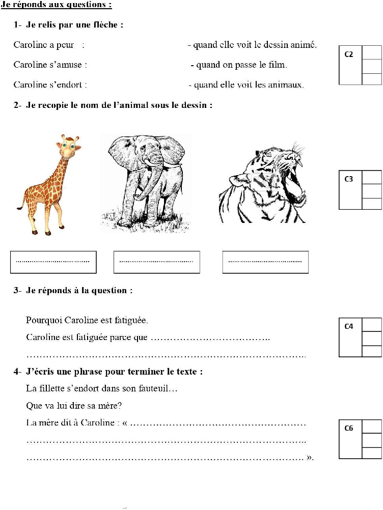epreuve lecture comprehension quatrieme 2tr789