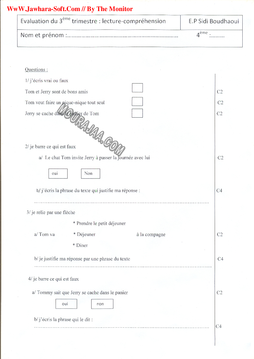 epreuve_francais_4eme_anne_3tr_300