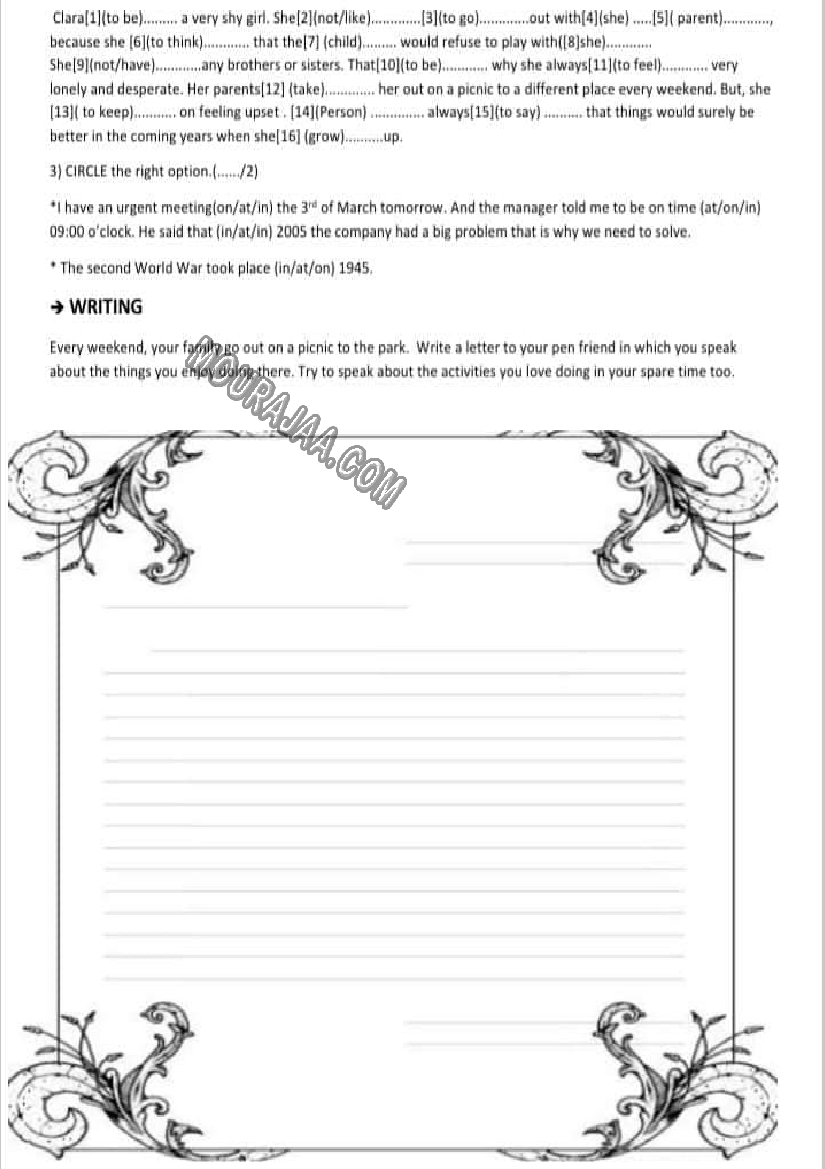 evaluation anglais 6eme 1tr 2022-9