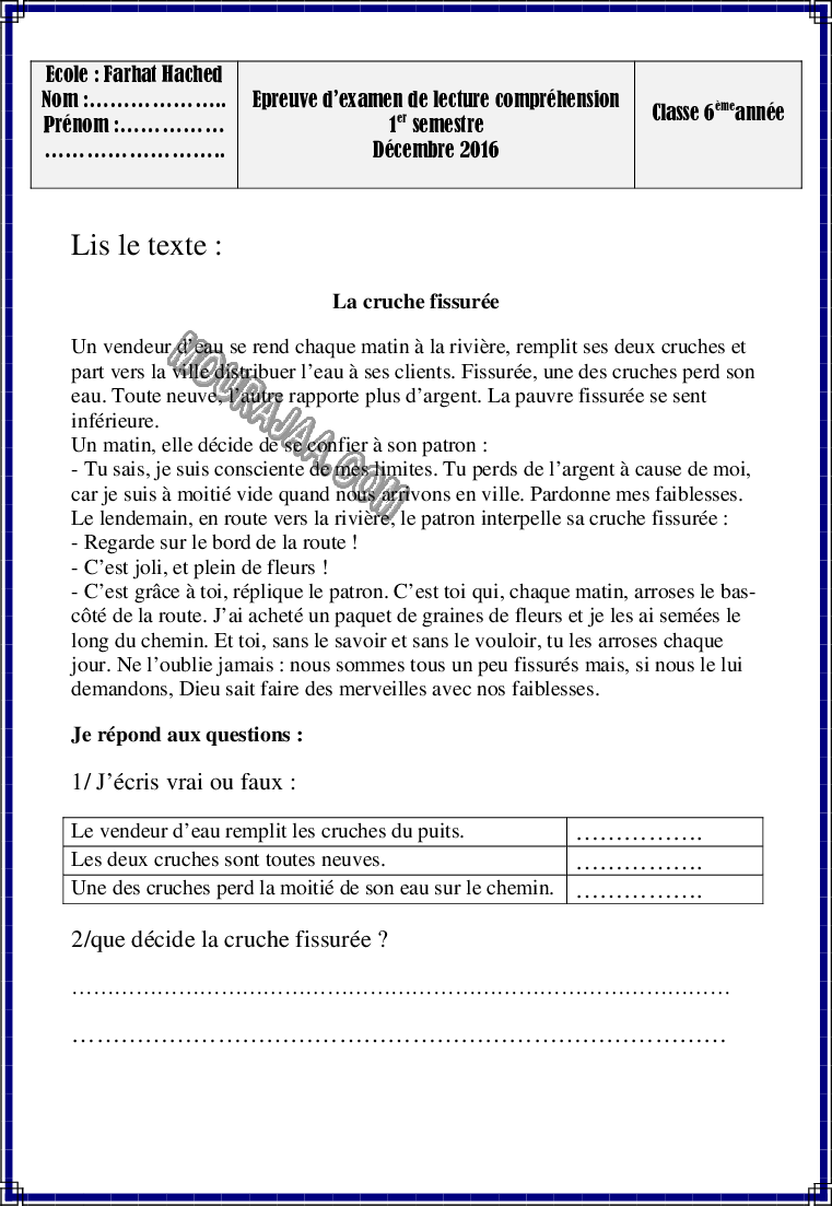 epreuve lecture 6eme annee 1tr 2022-15