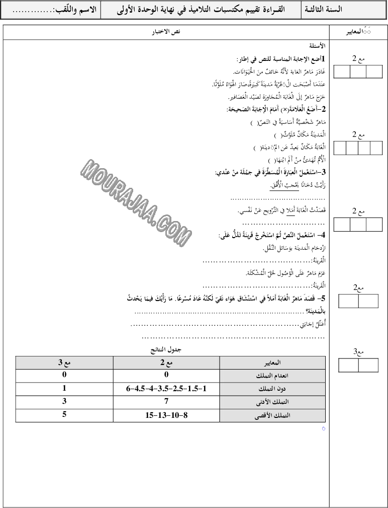 انتاج كتابي ثلاثي اول (2)