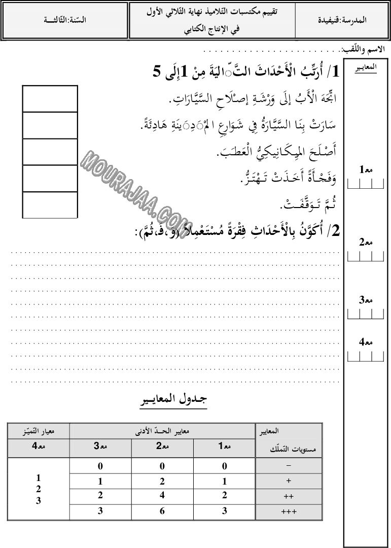 انتاج كتابي ثلاثي اول (3)