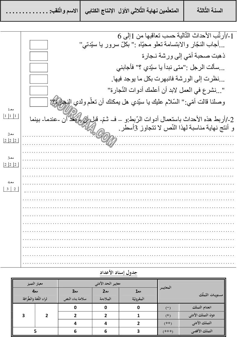 انتاج كتابي ثلاثي اول (6)