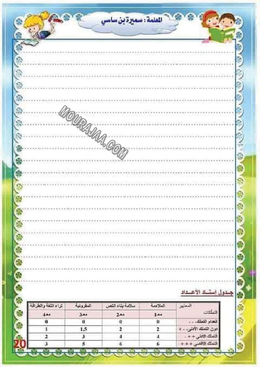 تدريب درس الصحة 7 مع الاصلاح