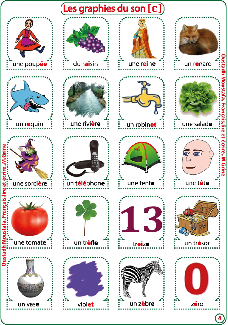 LETTRE E cours et excercice