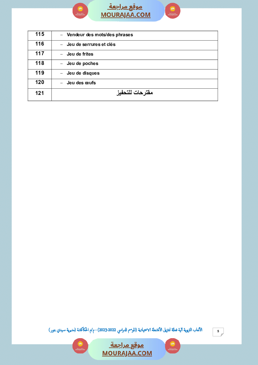 الألعاب التربوية آلية فعالة لتنزيل الأنشطة الاعتيادية