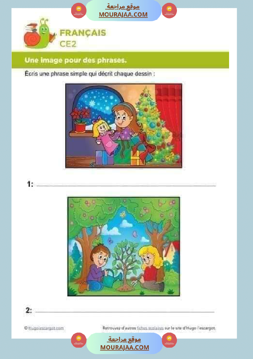 revision francais 4eme annee 1ere trimestre