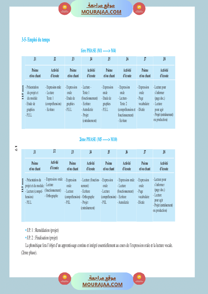 كتاب المعلم فرنسية سنة الرابعة