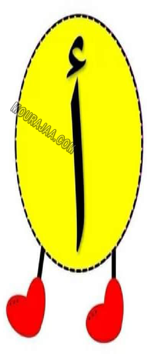 بطاقات حروف تعليمية سنة اولى