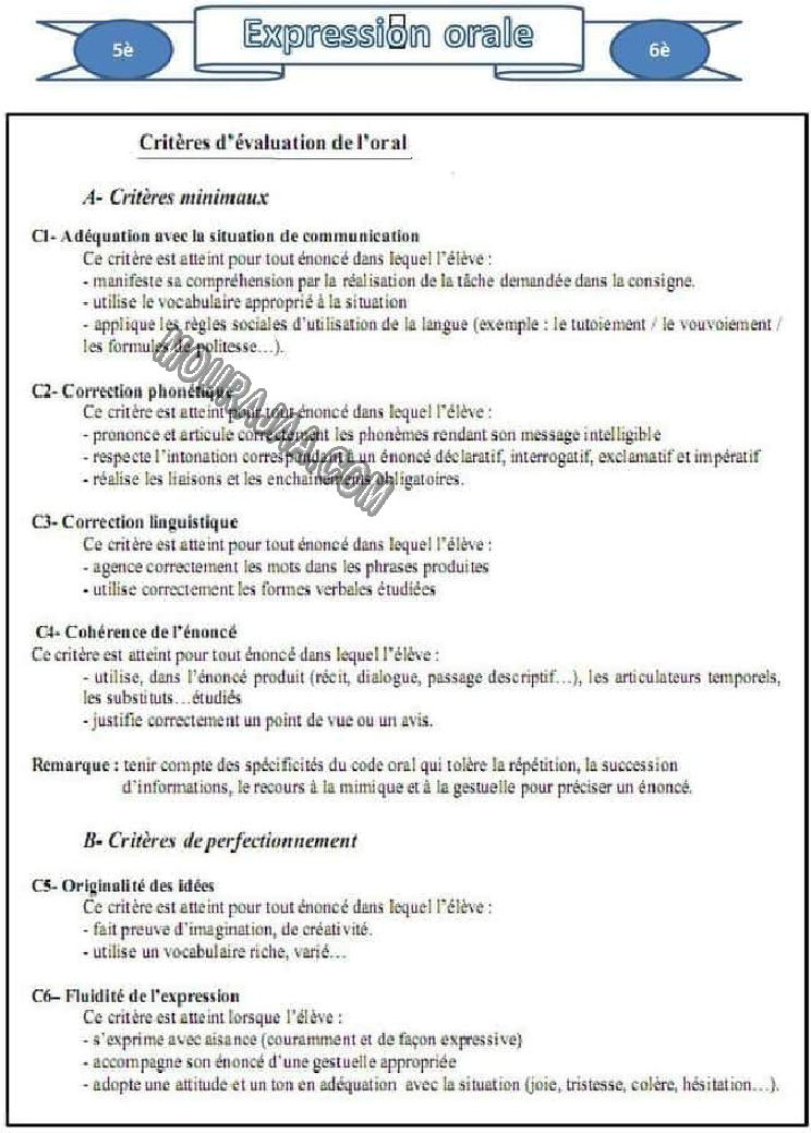 كل المعايير و نصوصها و مؤشراتها