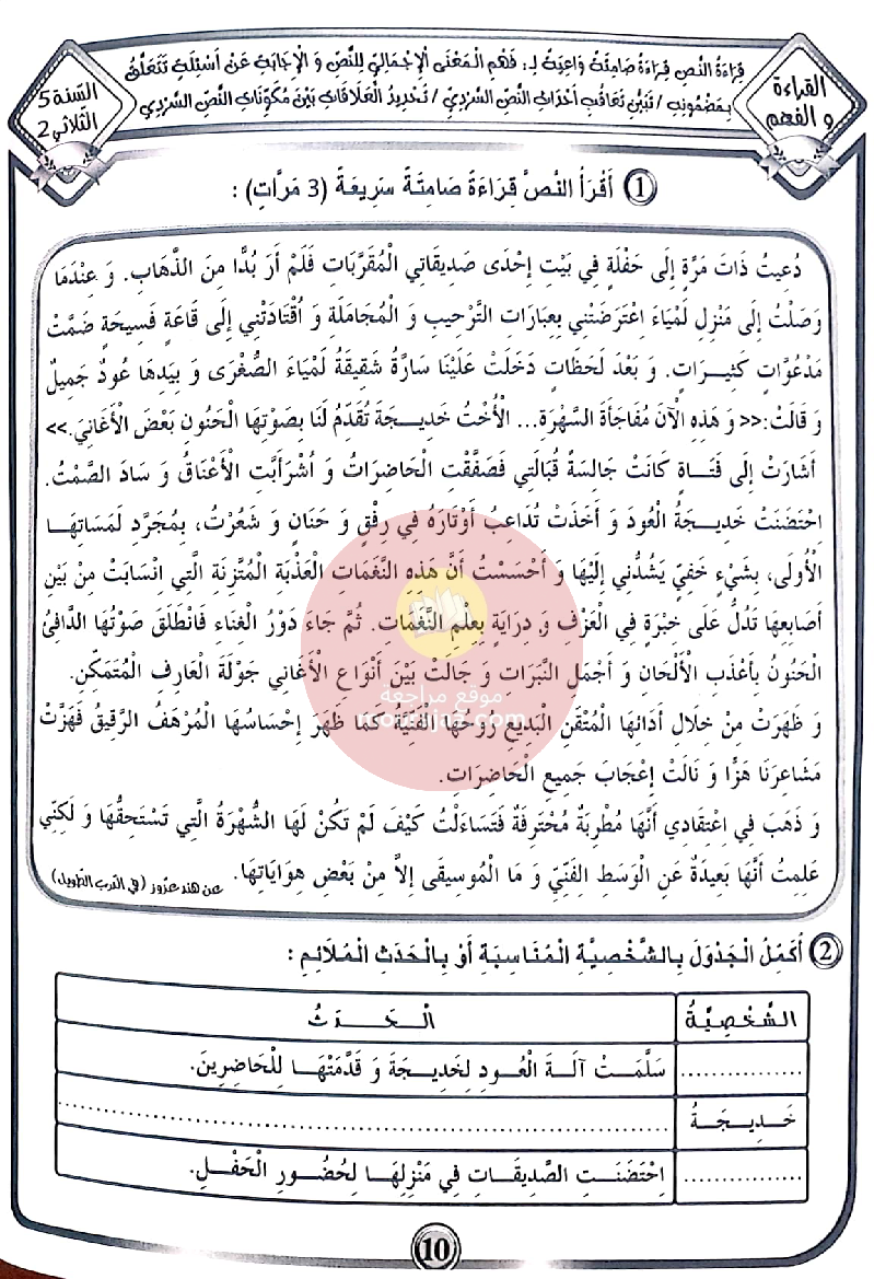 كتاب بشائر الفوز سنة الخامسة الجزء الثاني