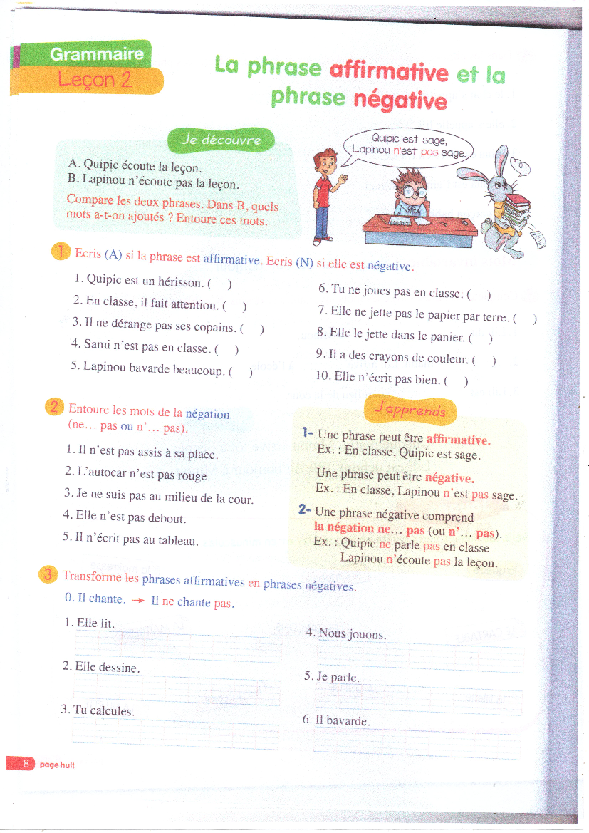 livre la boite au lettre grammaire