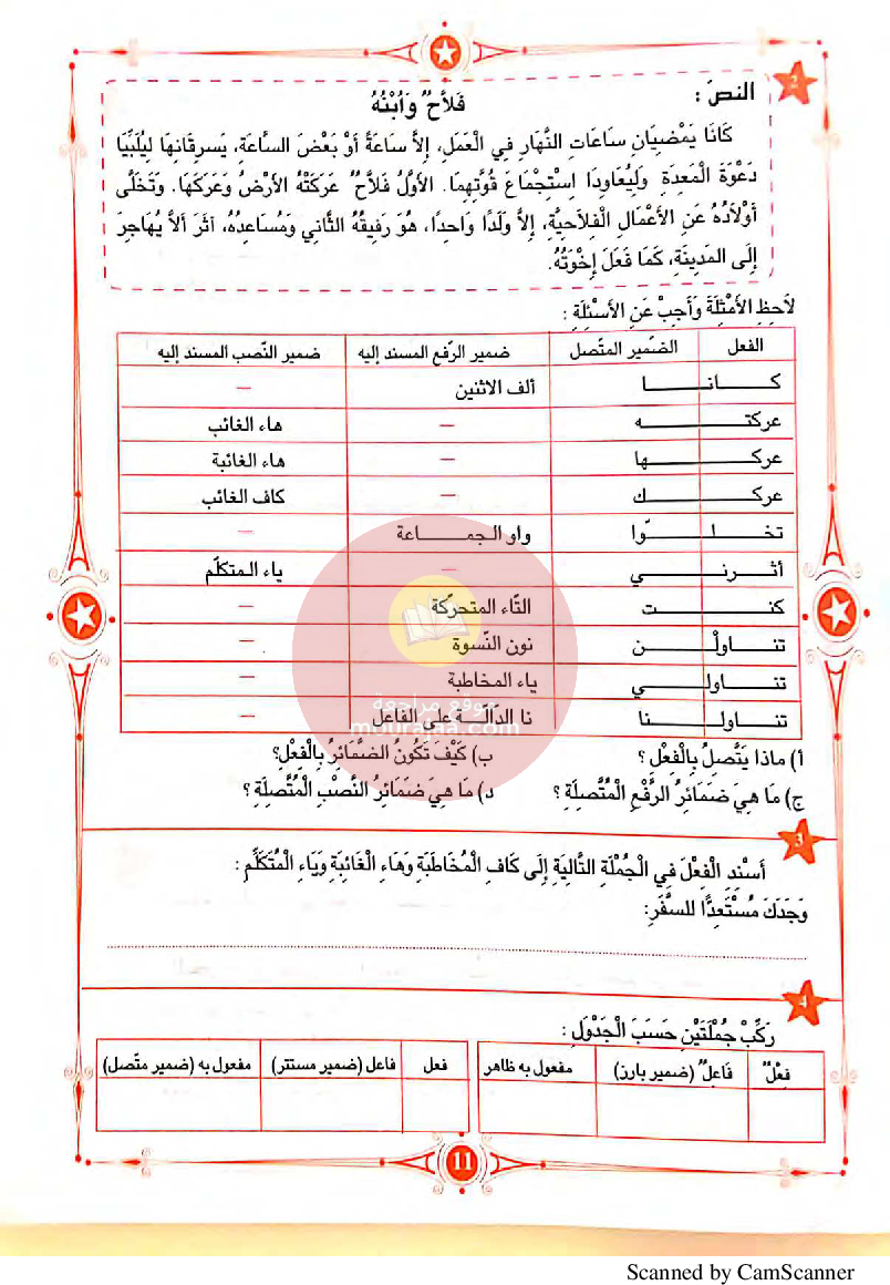 المفيد في اللغة العربية سنة السادسة