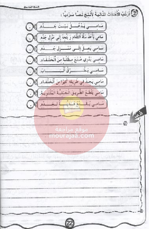 مشروعي في الانتاج- الكتابي سنة 6