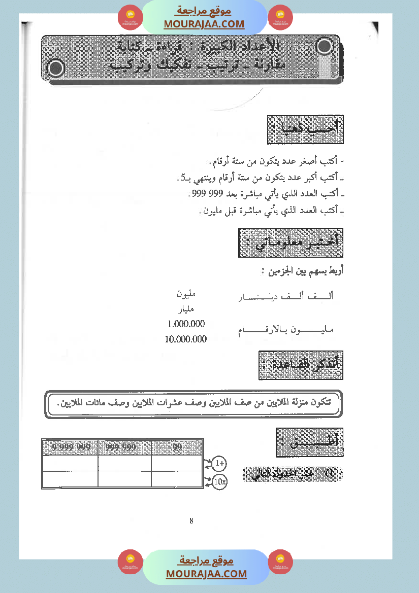 كتاب الممتاز في الرياضيات سنة الخامسة