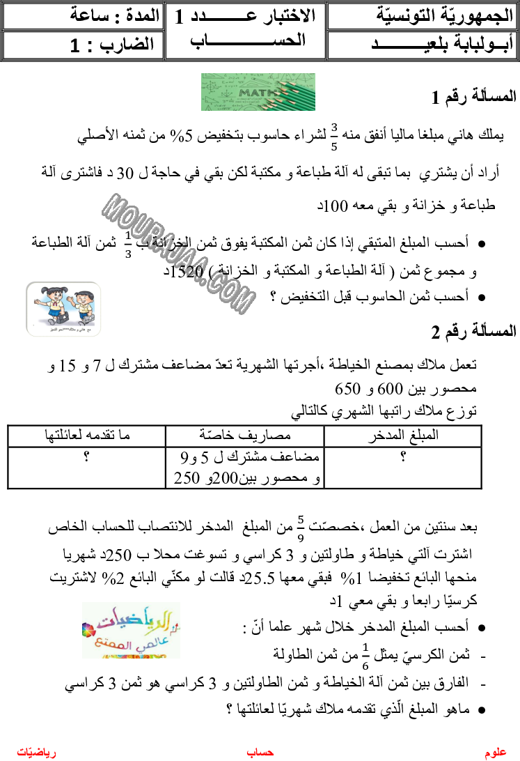 60 مناظرة في الرياضيات